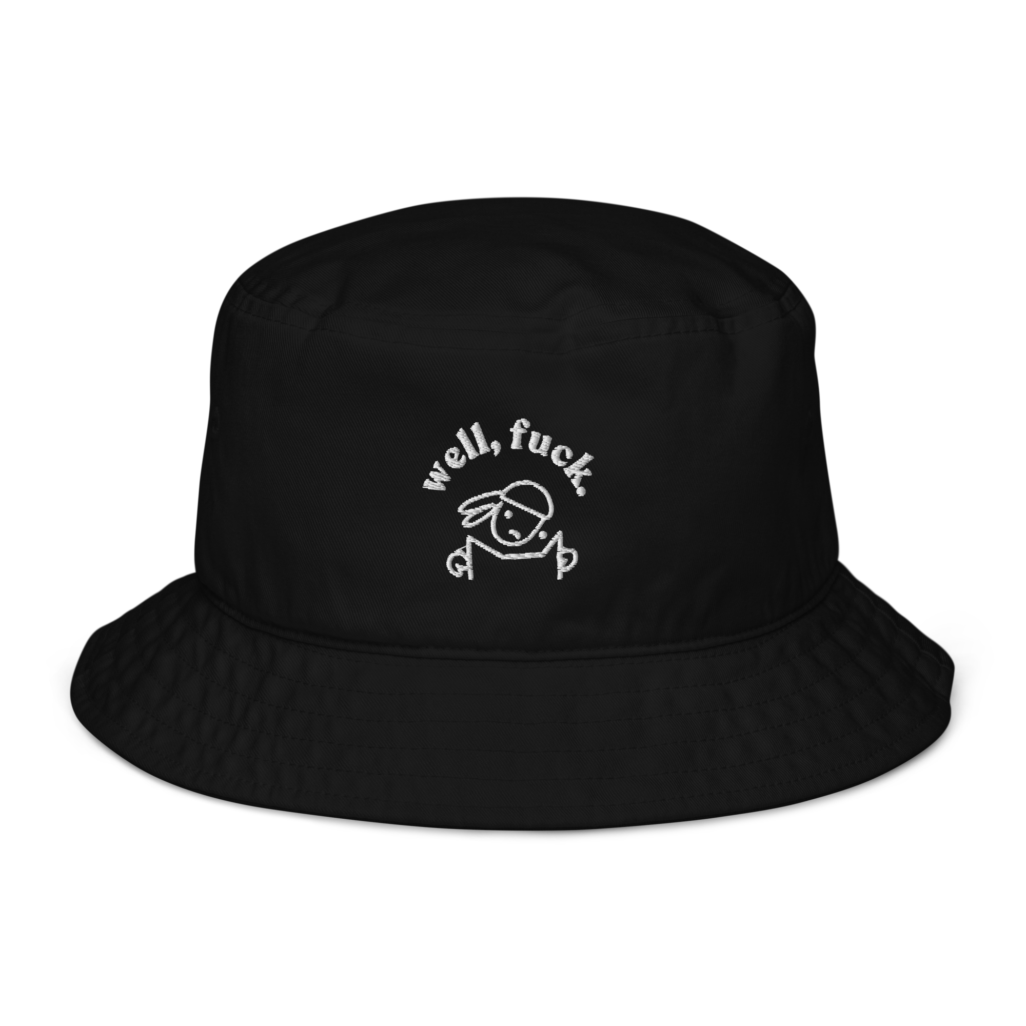 'WELL, FUCK' SHORT BRIM BUCKET HAT