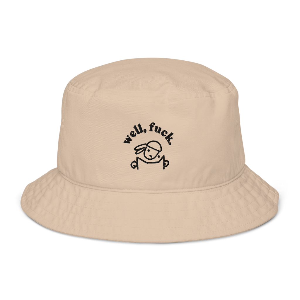 'WELL, FUCK' SHORT BRIM BUCKET HAT