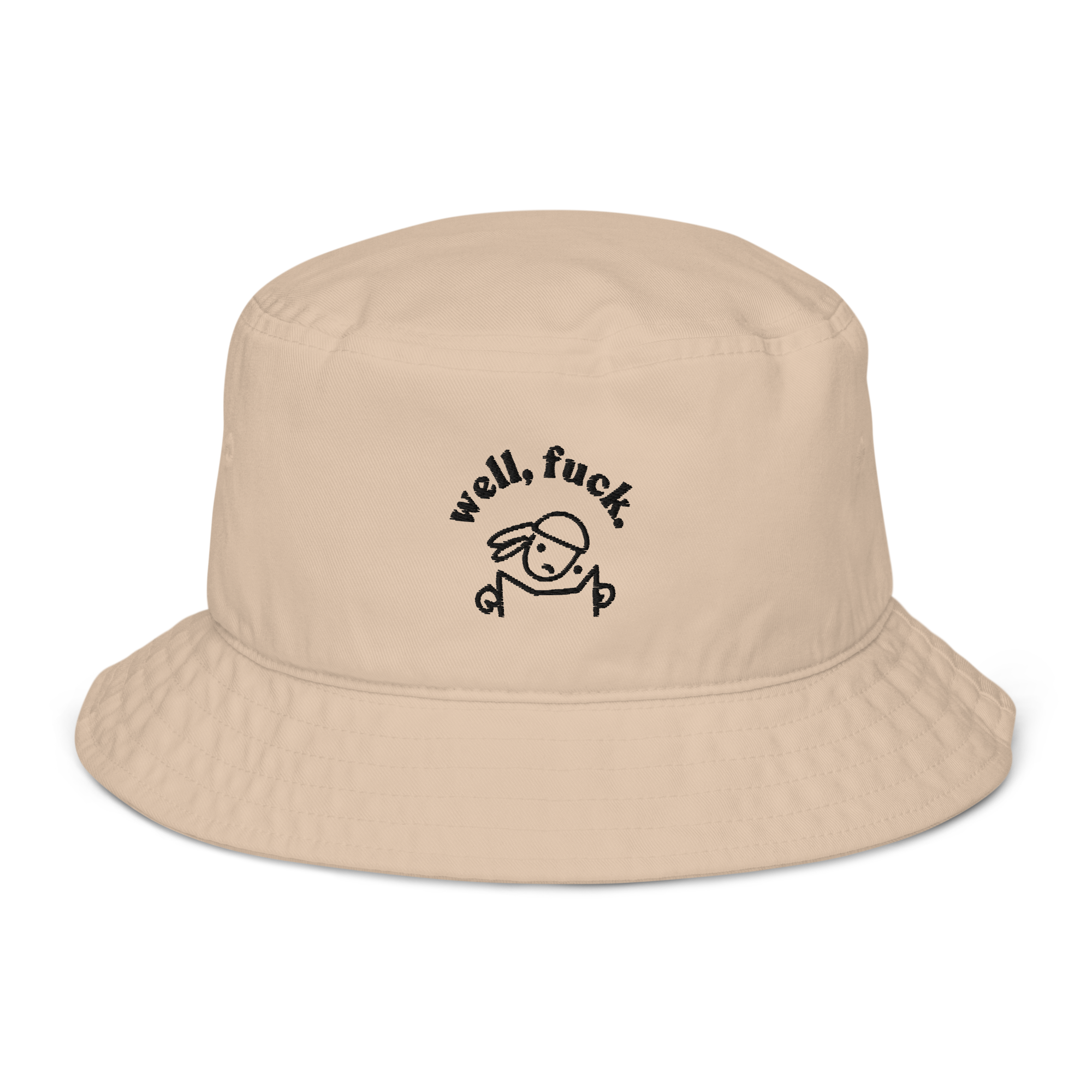 'WELL, FUCK' SHORT BRIM BUCKET HAT