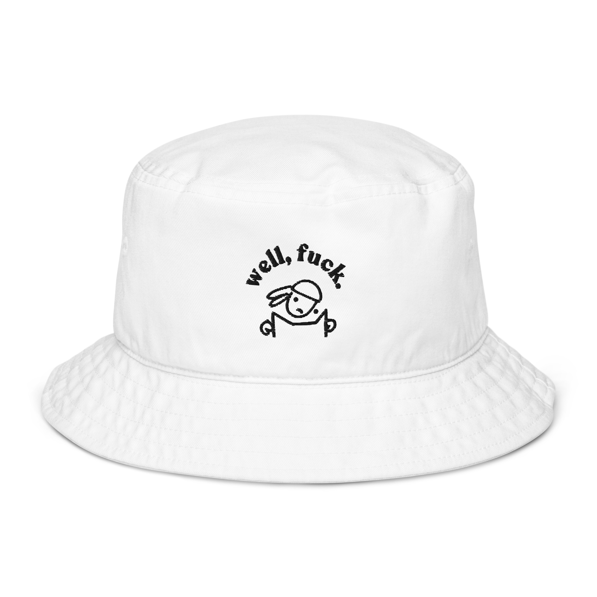'WELL, FUCK' SHORT BRIM BUCKET HAT