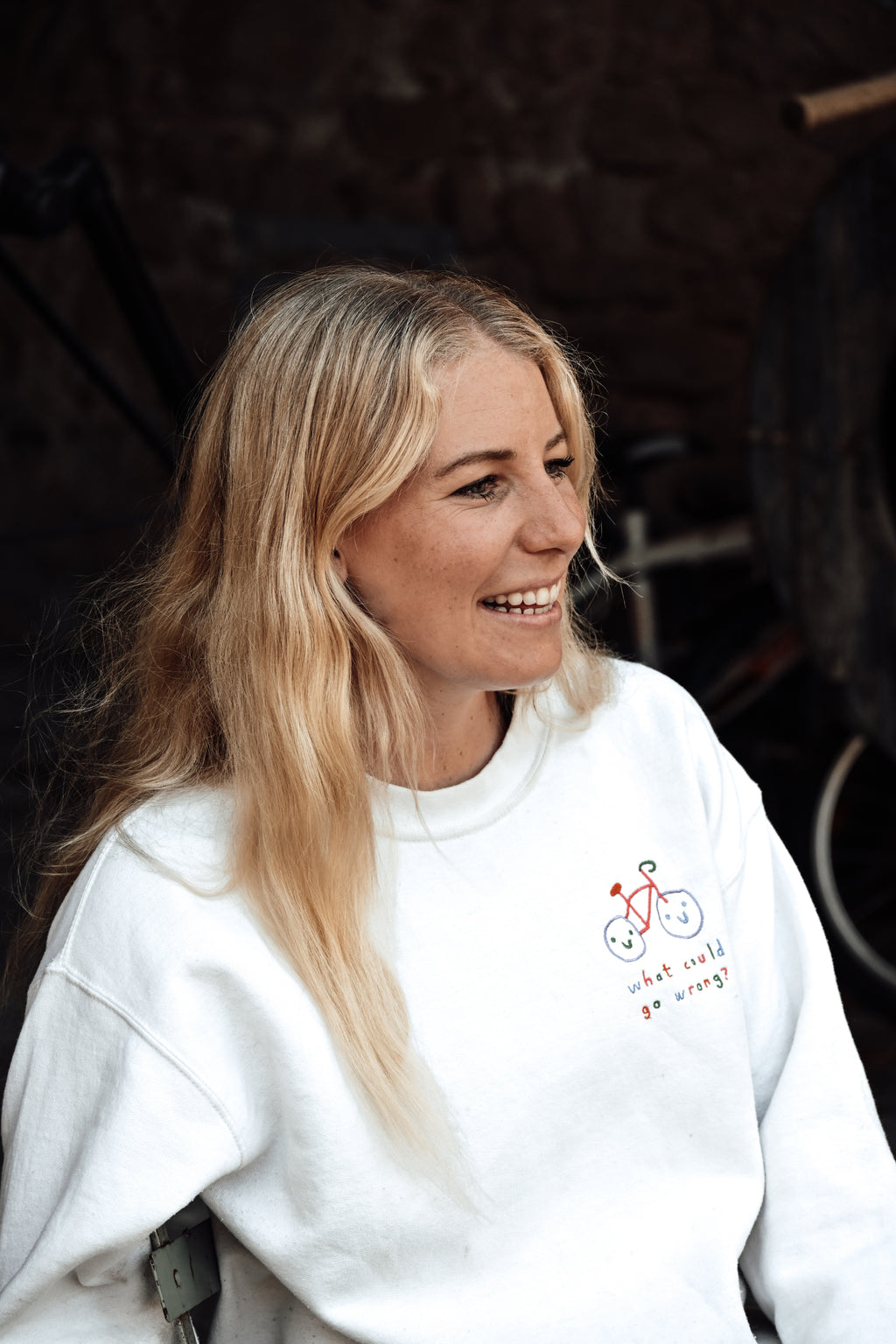 'WHAT COULD GO WRONG' CREW NECK SWEATER