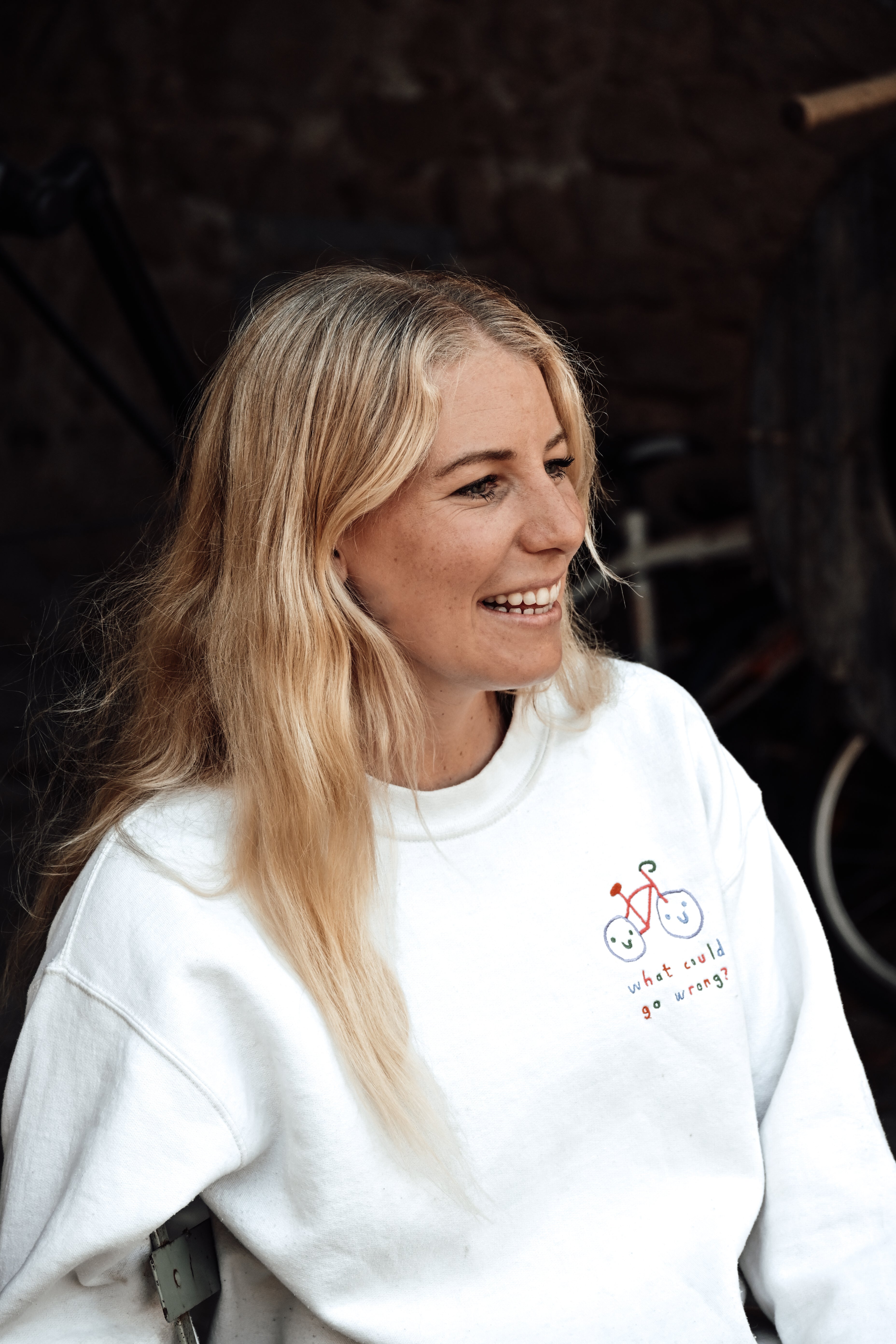 'WHAT COULD GO WRONG' CREW NECK SWEATER