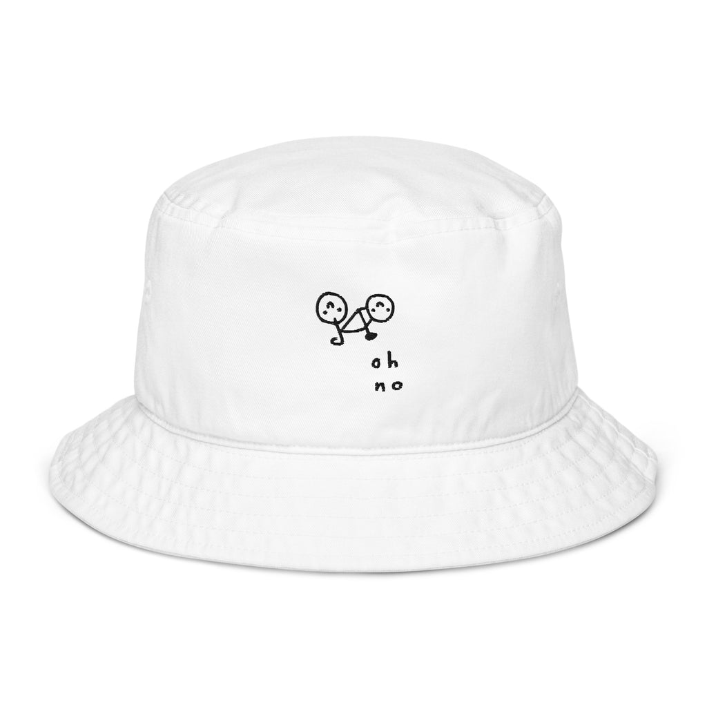 'OH NO' SHORT BRIM BUCKET HAT
