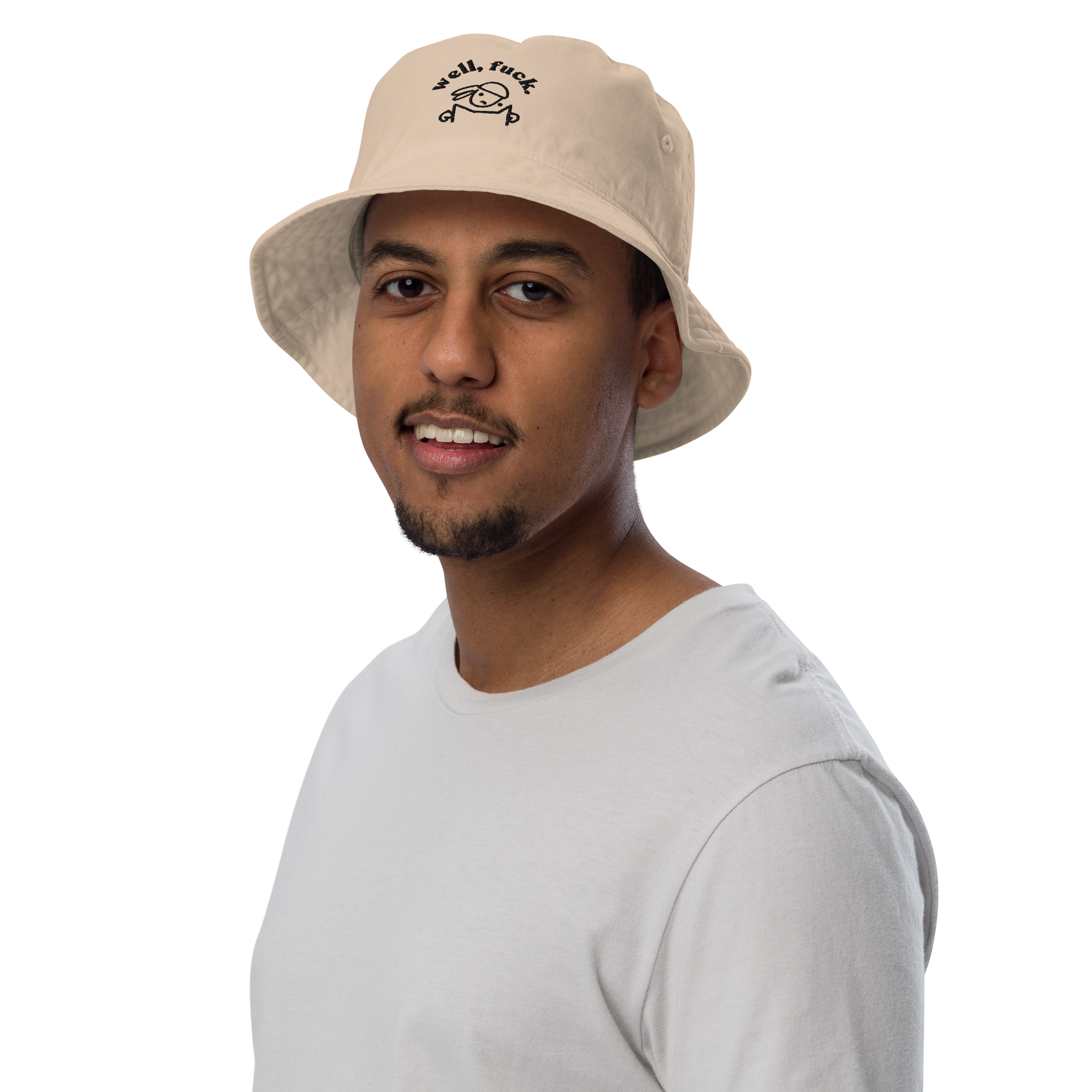 'WELL, FUCK' SHORT BRIM BUCKET HAT