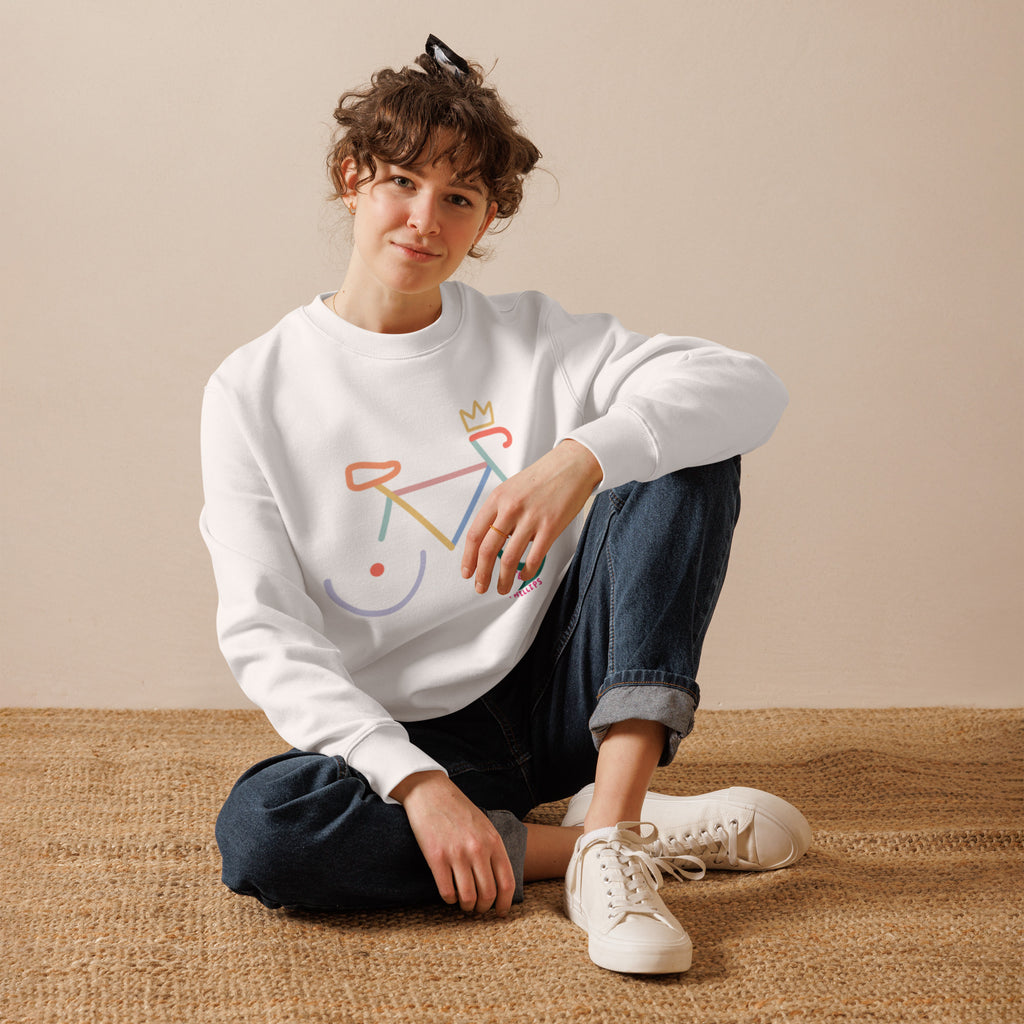 'BIKE RACK' CREW NECK SWEATER