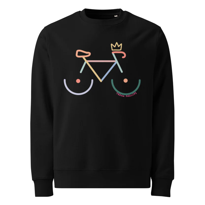 'BIKE RACK' CREW NECK SWEATER