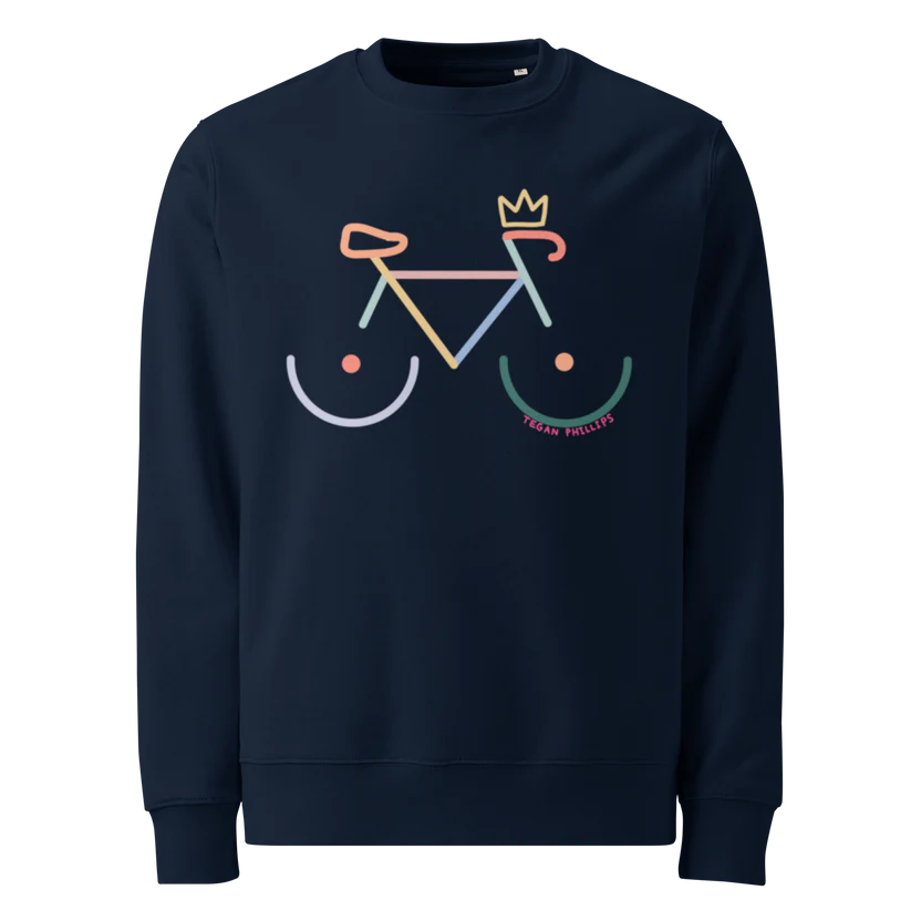 'BIKE RACK' CREW NECK SWEATER
