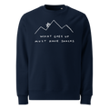 'WHAT GOES UP MUST HAVE SNACKS' CREW NECK SWEATER