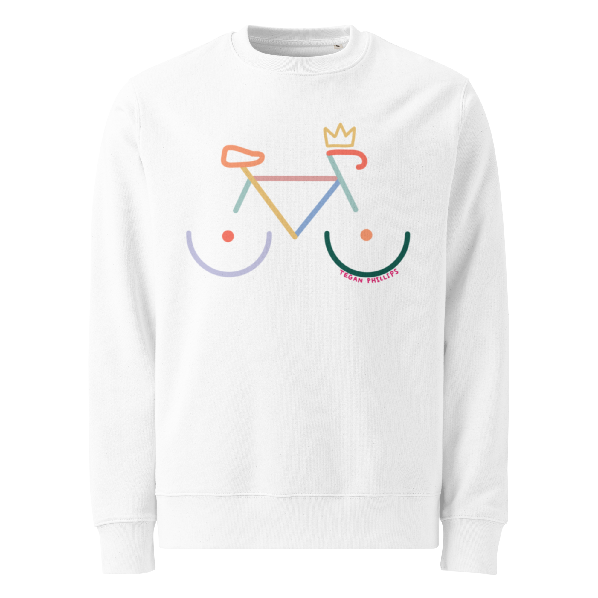 'BIKE RACK' CREW NECK SWEATER