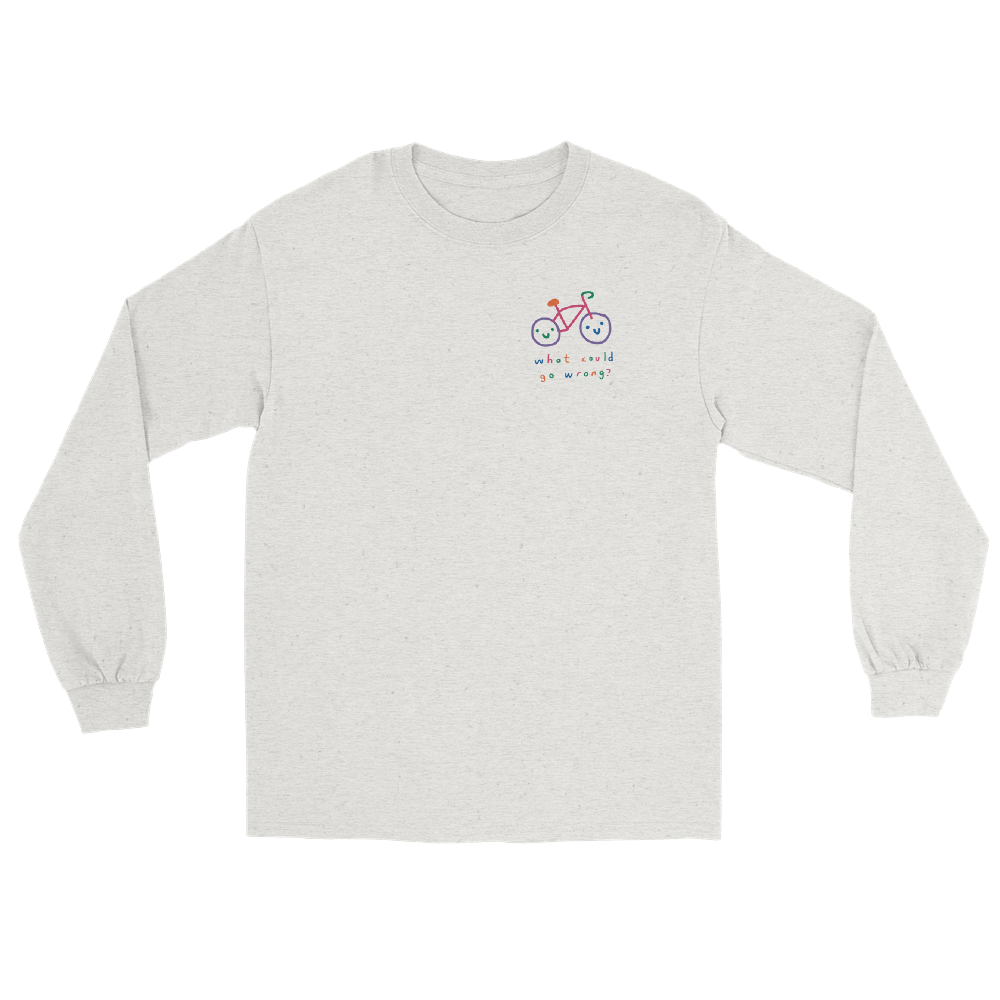 'What Could Go Wrong' Long Sleeve Heavy Weight Unisex T-shirt