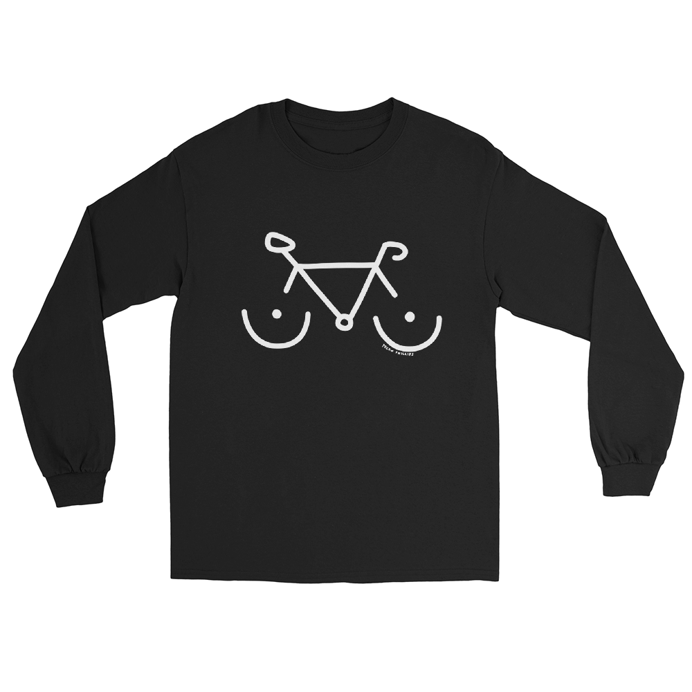 'BIKE RACK' Long Sleeve Heavy Weight Unisex T-shirt