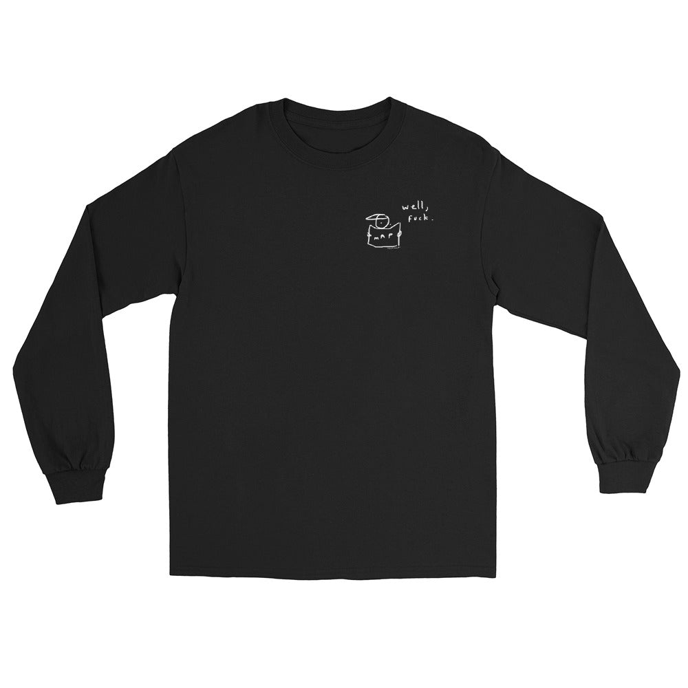 'WELL, FUCK' LONG SLEEVE HEAVY WEIGHT UNISEX T-SHIRT