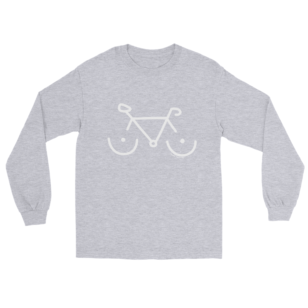 'BIKE RACK' Long Sleeve Heavy Weight Unisex T-shirt