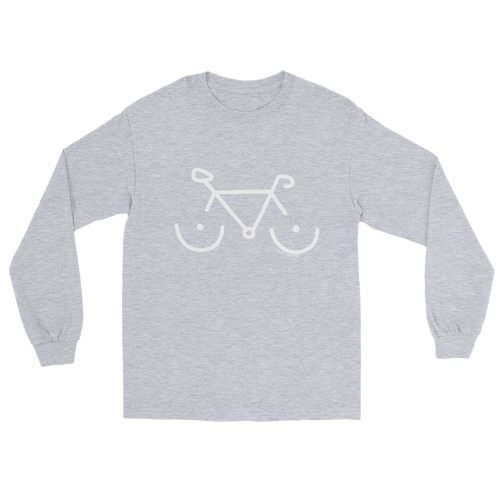 'BIKE RACK' Long Sleeve Heavy Weight Unisex T-shirt