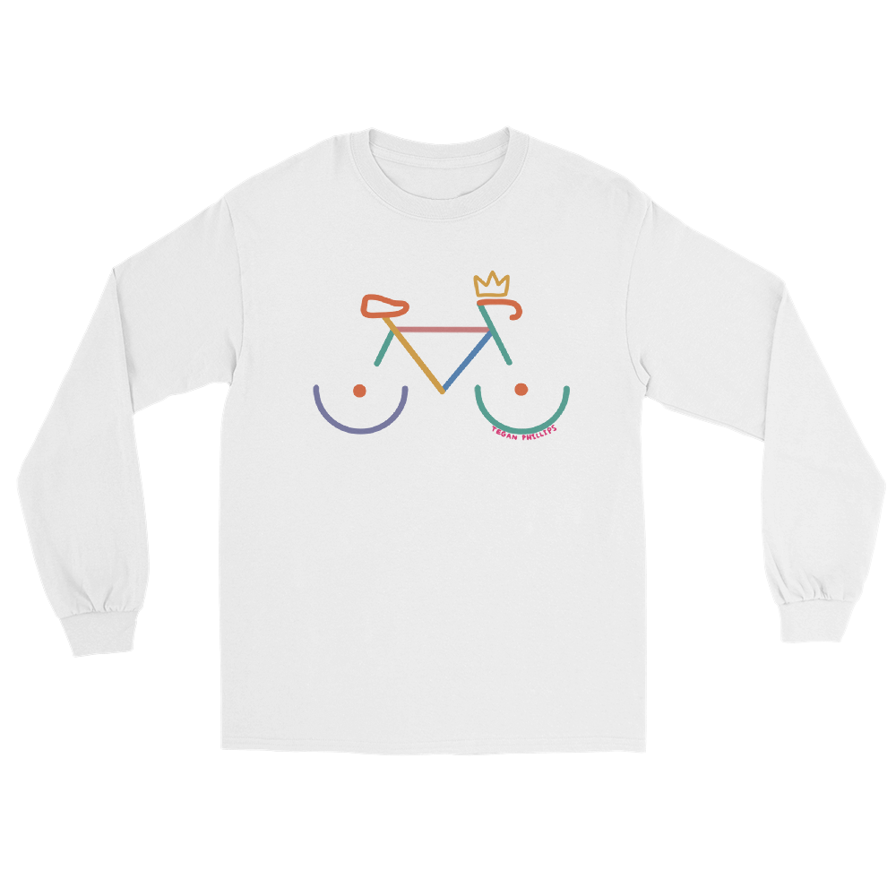 'BIKE RACK' Long Sleeve Heavy Weight Unisex T-shirt