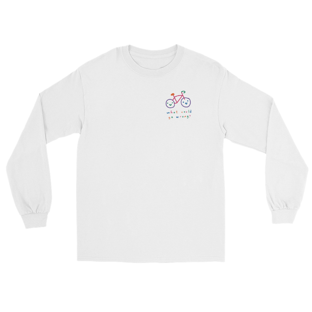 'What Could Go Wrong' Long Sleeve Heavy Weight Unisex T-shirt