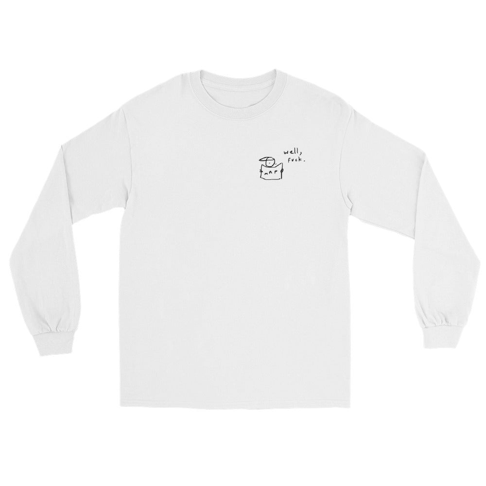 'WELL, FUCK' LONG SLEEVE HEAVY WEIGHT UNISEX T-SHIRT