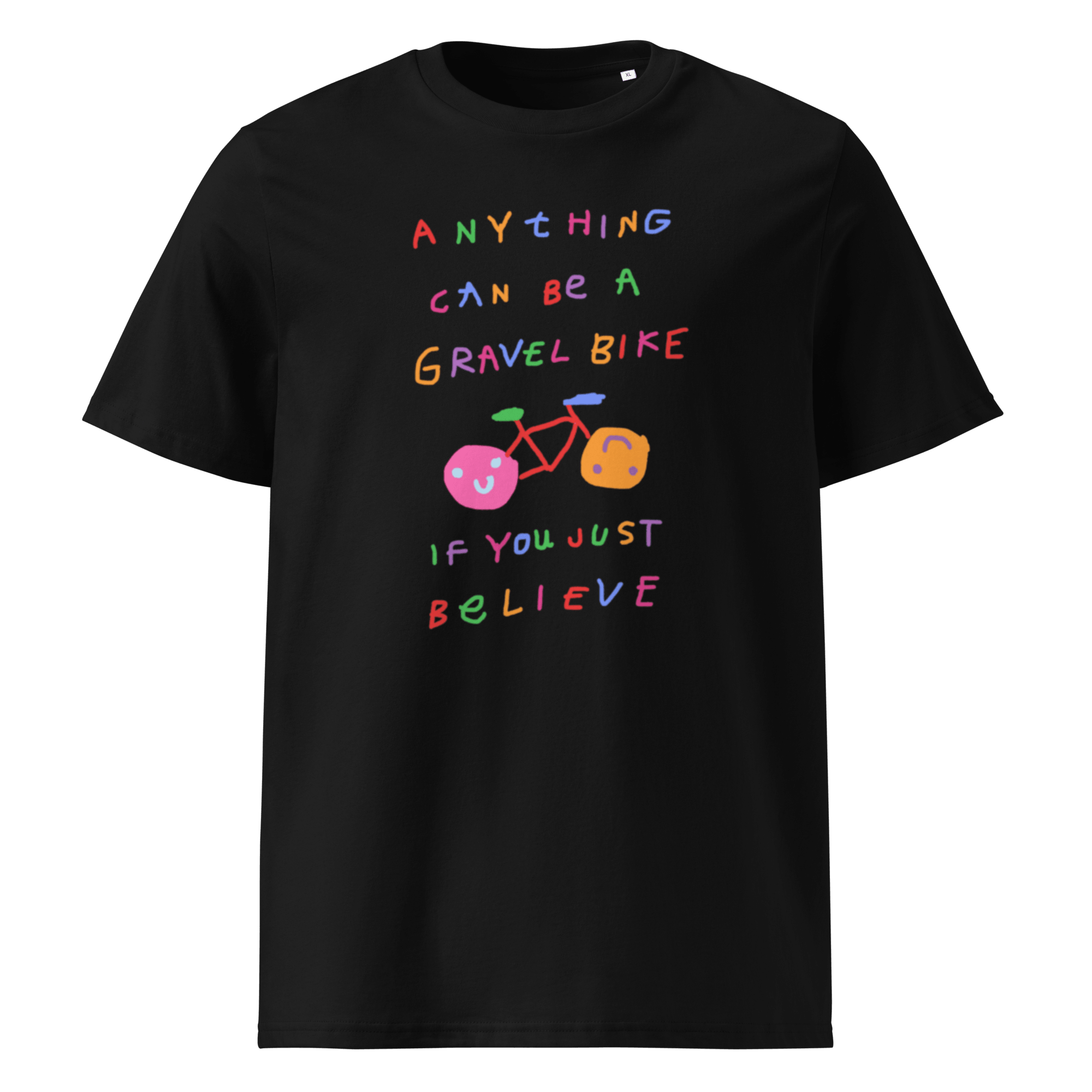 ANYTHING CAN BE A GRAVEL BIKE IF YOU JUST BELIEVE' UNISEX CREWNECK TE – THE FUN SHOP BY TEGAN