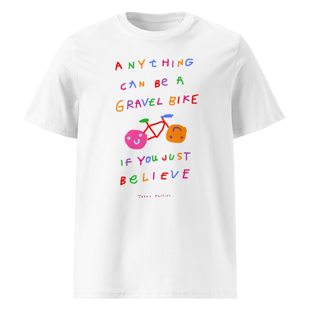 ANYTHING CAN BE A GRAVEL BIKE IF YOU JUST BELIEVE' UNISEX CREWNECK TE – THE FUN SHOP BY TEGAN