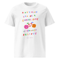 'ANYTHING CAN BE A GRAVEL BIKE IF YOU JUST BELIEVE' UNISEX CREWNECK TEE