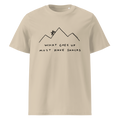 'WHAT GOES UP MUST HAVE SNACKS' UNISEX CREWNECK TEE
