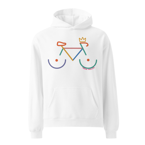 'BIKE RACK' TRI COLOUR STANDARD HOODIE