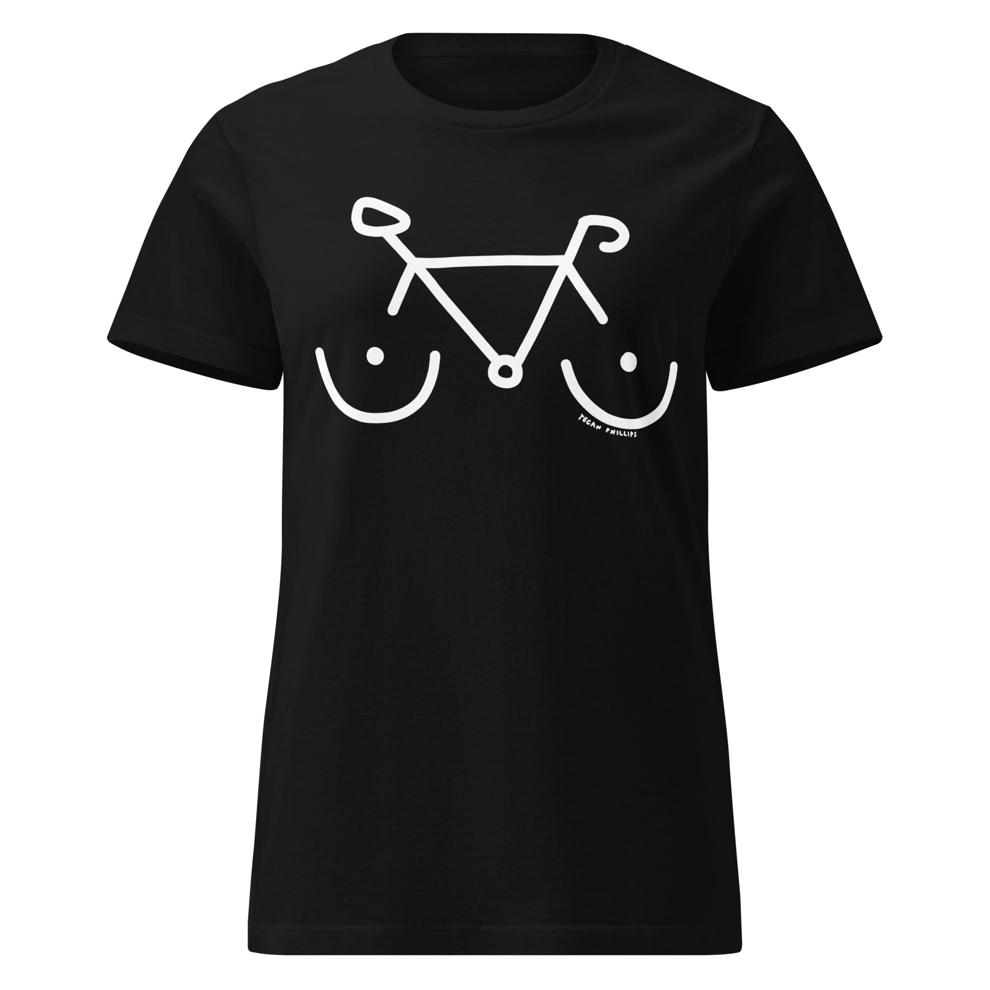 'BIKE RACK' WOMEN'S FITTED TEE