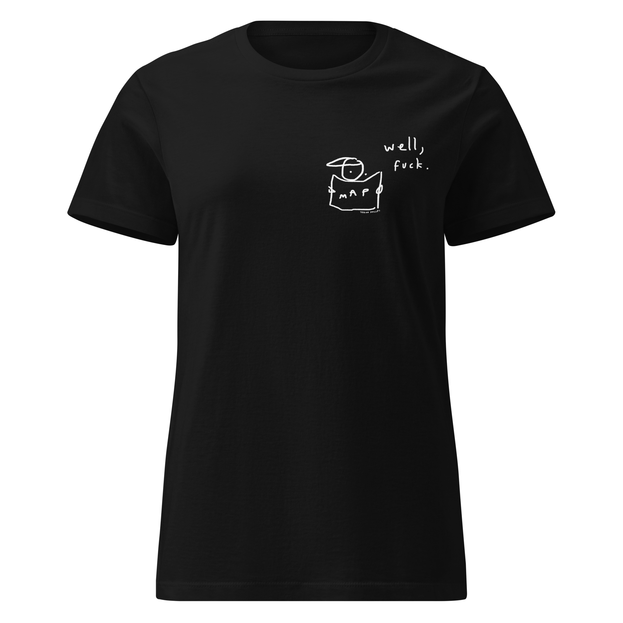 'Well, Fuck' Women's Fitted tee