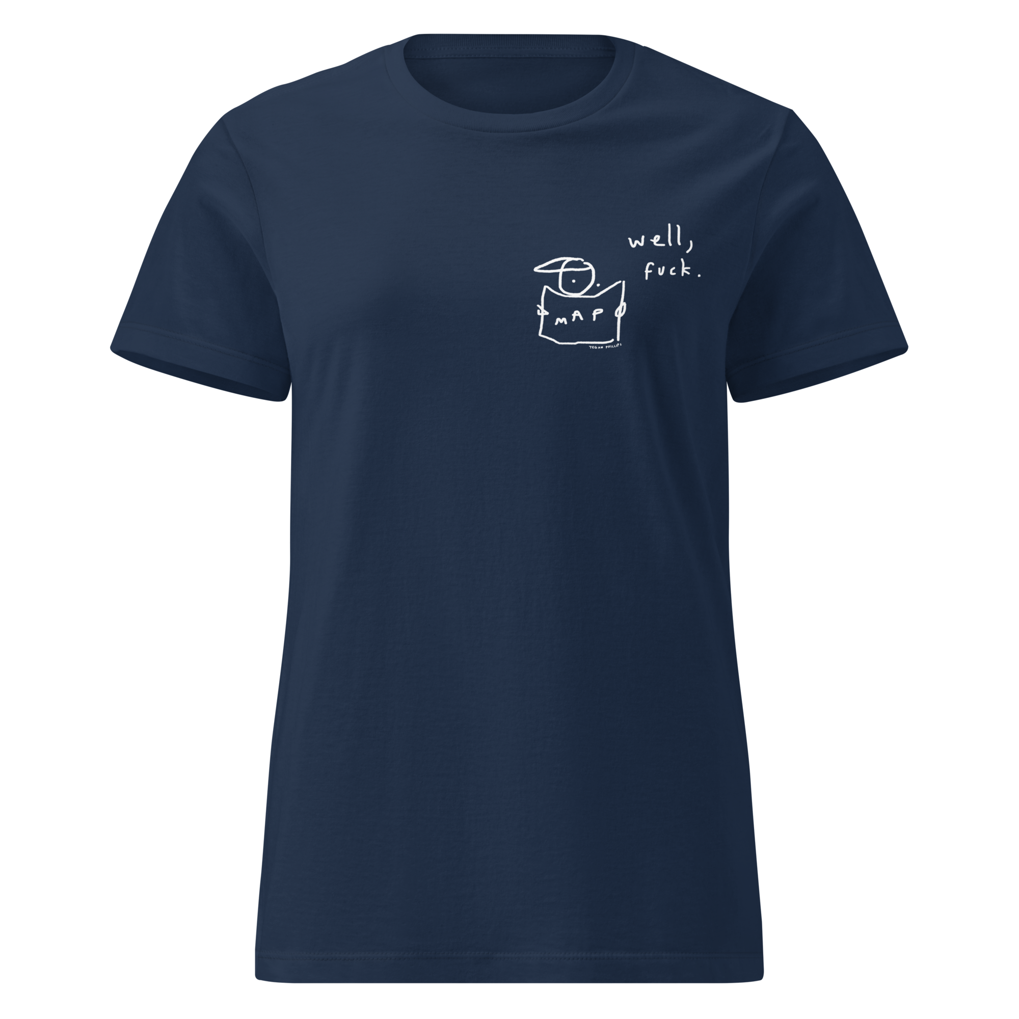 'Well, Fuck' Women's Fitted tee