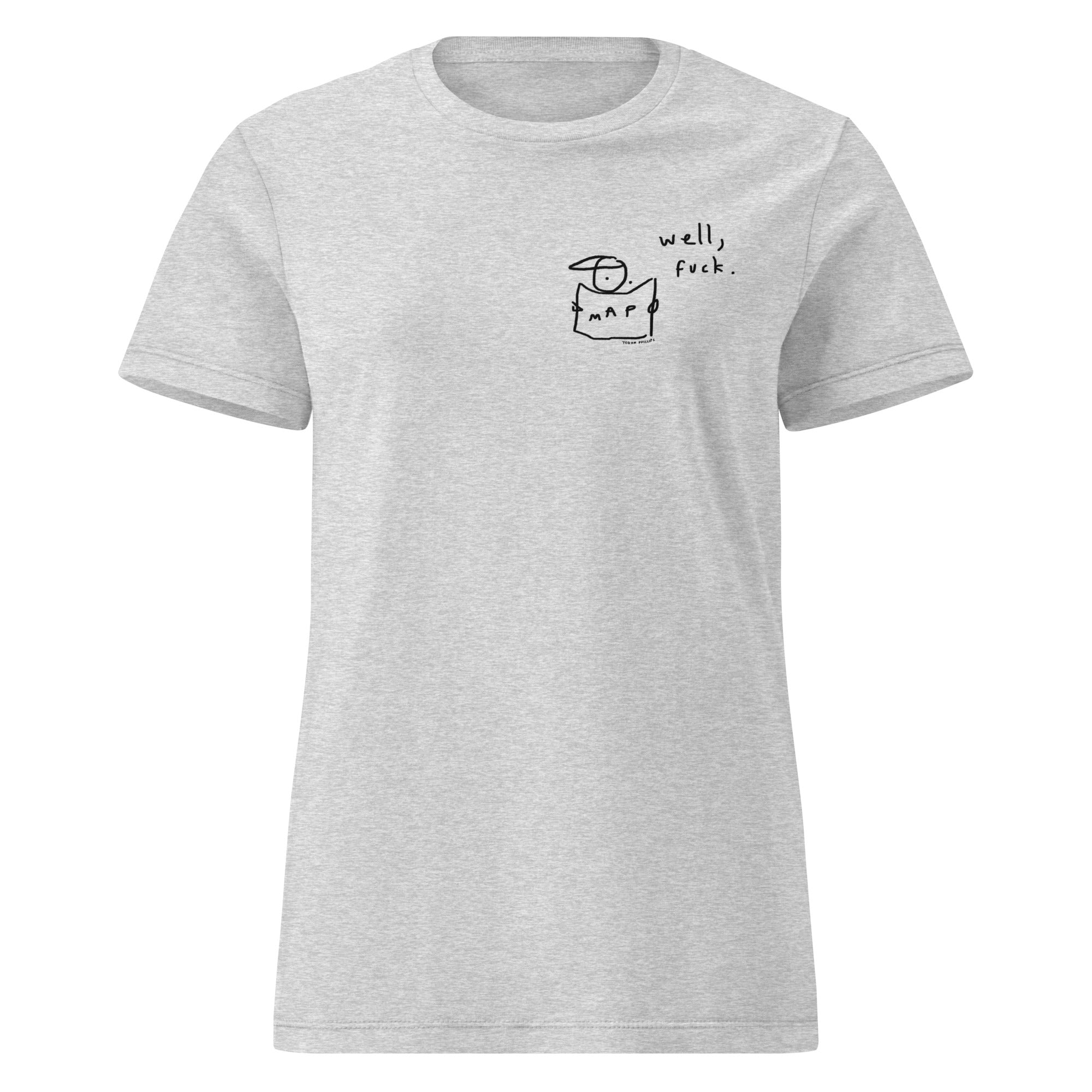 'Well, Fuck' Women's Fitted tee