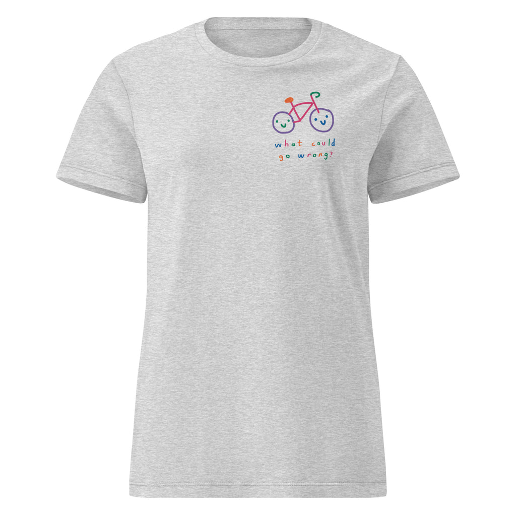 'What Could Go Wrong' Women's Fitted Tee