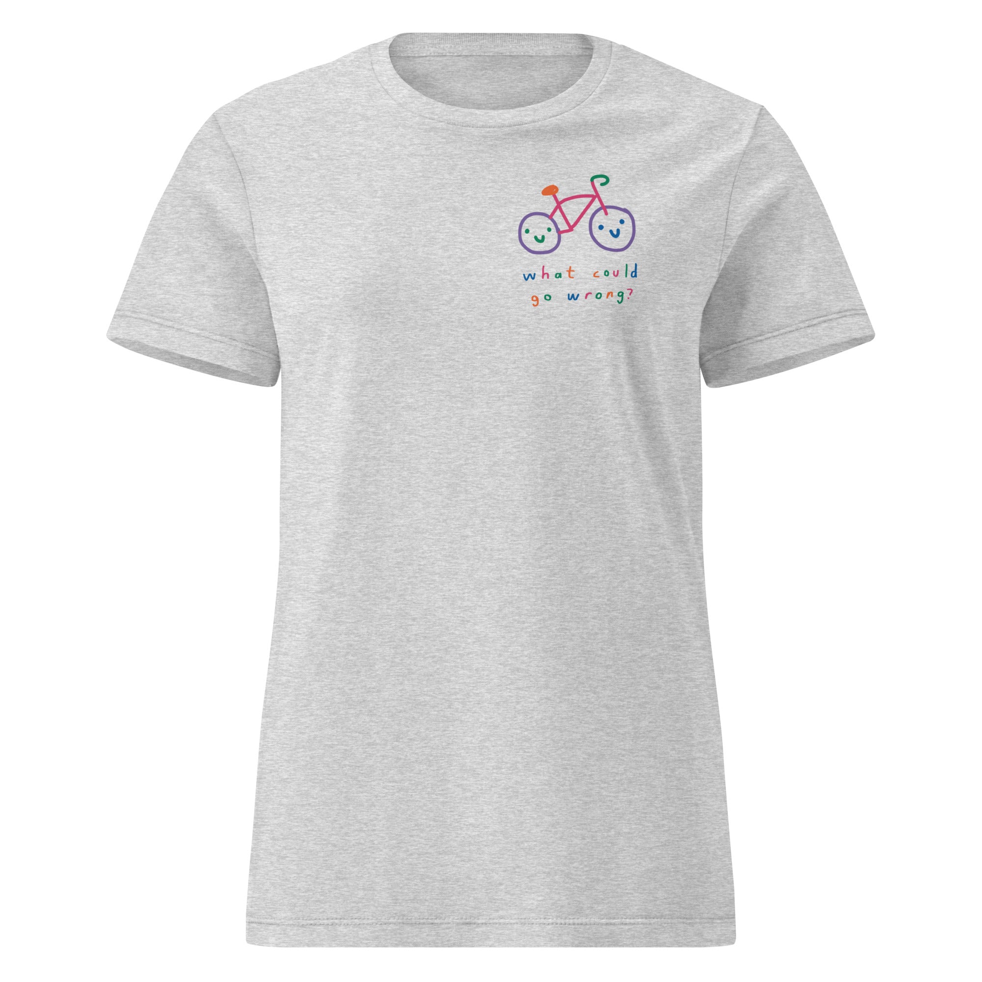 'What Could Go Wrong' Women's Fitted Tee