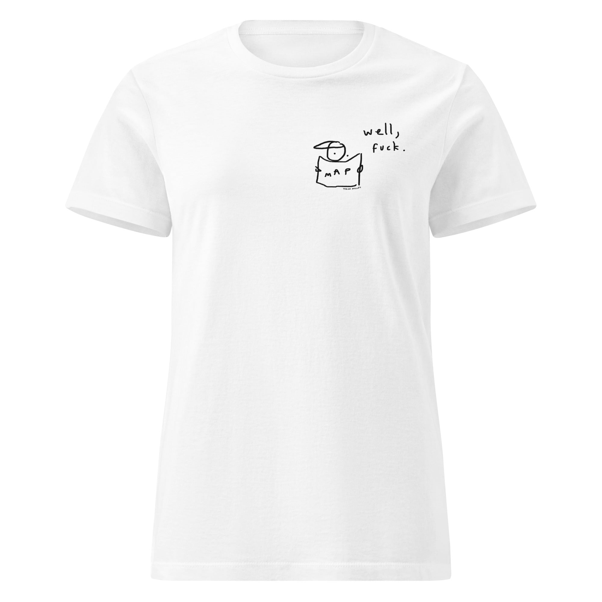 'Well, Fuck' Women's Fitted tee
